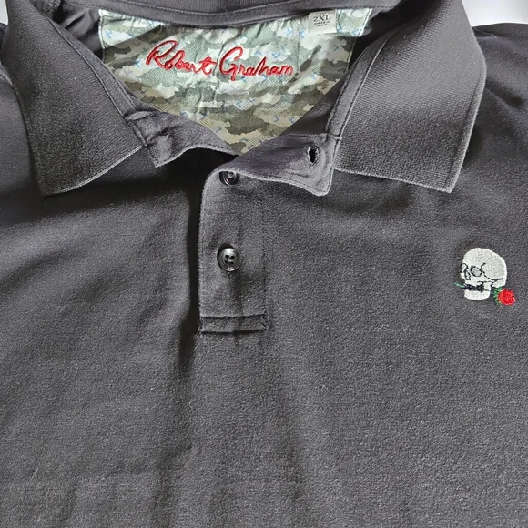 Men's Charcoal Gray Short-Sleeve Polo Shirt - Picture 3 of 9